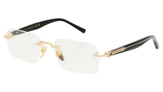 Lunettes de vue Gucci Homme Or Rectangle Gg2260O Trois-Quart