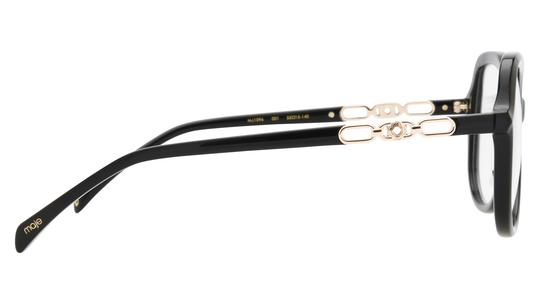 Lunettes de vue Maje Femme Noir Ronde MJ1096 Droite