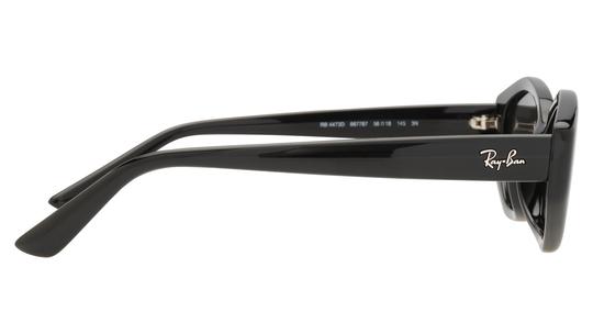 Lunettes de soleil Ray-Ban Mixte Noir Ovale Rb4473D Droite