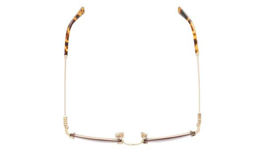 Lunettes de soleil Miu Miu Femme Or Ovale Mu Dessus