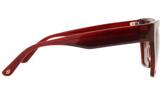Lunettes de soleil Signature Krys Femme Rouge Papillon skj2609-f Droite