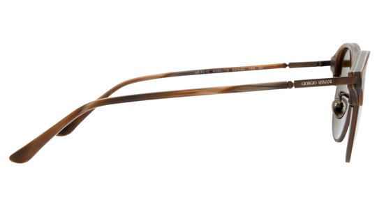 Lunettes de soleil Giorgio Armani Homme Marron Pantos Ar8215 Droite