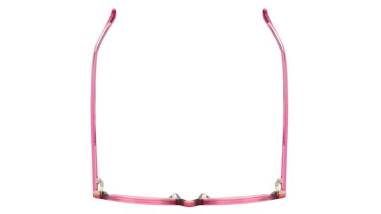Lunettes de vue Signature Krys Femme Rose Tonneau Kis2604 Dessus