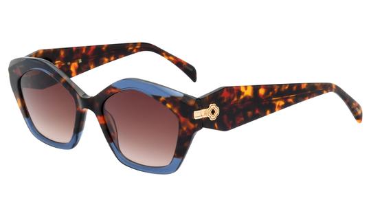 Lunettes de soleil Maje Femme Écaille Rectangle Mj50531 Trois-Quart