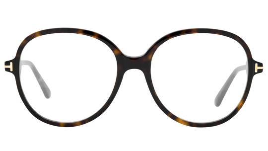 Lunettes de vue Tom Ford Femme Écaille Ronde FT6090-B Face