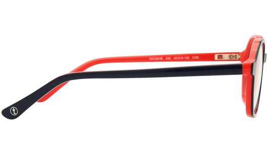 Lunettes de vue têtes à TETES Enfant Bleu Tonneau Tat2603E Droite