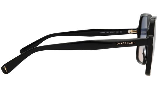 Lunettes de soleil Longchamp Femme Noir Carré lo808s Droite