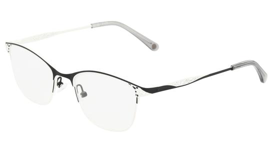 Lunettes de vue Baïa Femme Noir Rectangle baa2604 Trois-Quart