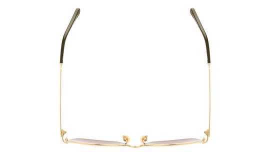 Lunettes de soleil Chloé Femme Or Rectangle CH0282S Dessus
