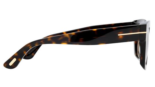 Lunettes de soleil Tom Ford Femme Écaille Carré FT1314 Droite