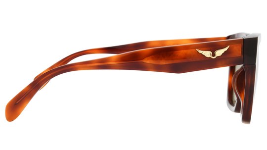 Lunettes de soleil Zadig & Voltaire Femme Écaille Carré Szv407 Droite