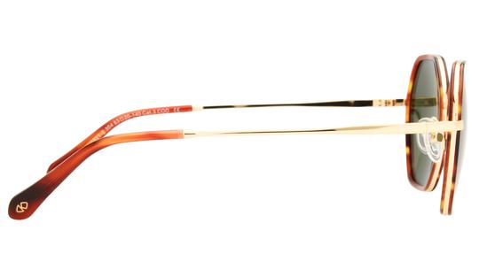 Lunettes de soleil Signature Krys Femme Marron Tonneau skj2521-e Droite