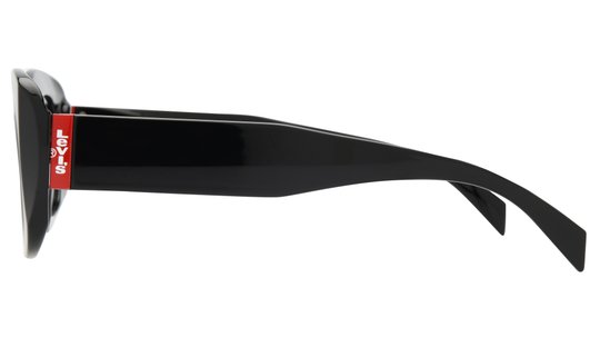 Lunettes de soleil Levi's Femme Noir Ovale Lv1080/S Gauche