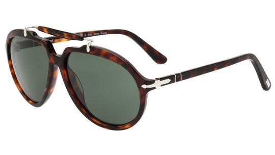 Lunettes de soleil Persol Mixte Écaille Carré PO0202S Trois-Quart