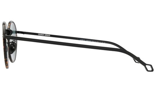 Lunettes de soleil Giorgio Armani Homme Noir Ronde Ar6163J Gauche