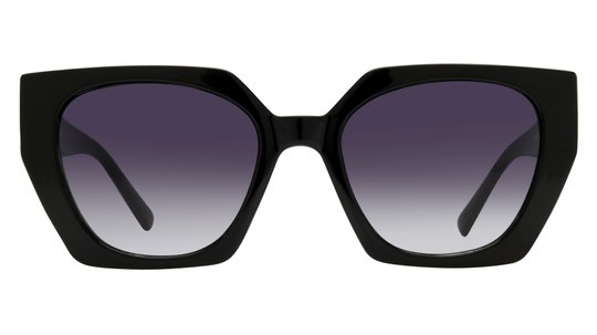 Lunettes de soleil Signature Krys Femme Noir Papillon Skj2504-B Face