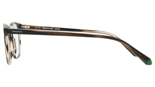 Lunettes de vue Signature Krys Homme Marron Pantos Moj2608 Gauche