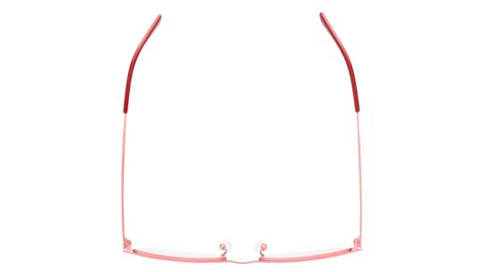 Lunettes de vue Baïa Femme Rouge Papillon Baa2607 Dessus