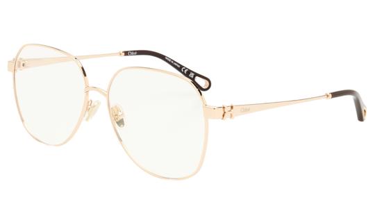 Lunettes de vue Chloé Femme Or Pantos ch0307o Trois-Quart