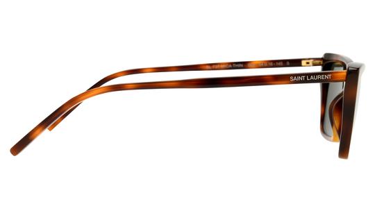 Lunettes de soleil Saint Laurent Mixte Écaille Rectangle SL Droite