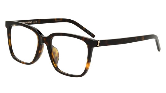 Lunettes de vue Saint Laurent Femme Écaille Rectangle SL Trois-Quart