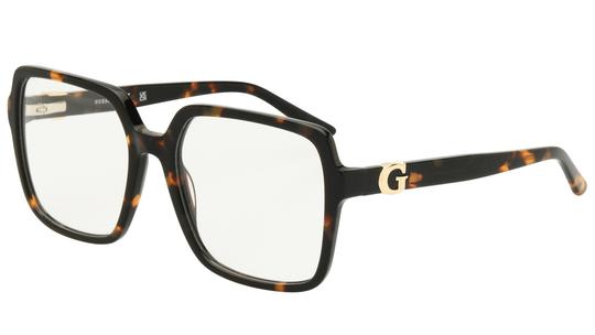 Lunettes de vue Guess Femme Écaille Carré GU50228 Trois-Quart