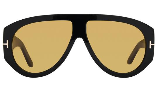 Lunettes de soleil Tom Ford Homme Noir Aviateur Ft1044 Face