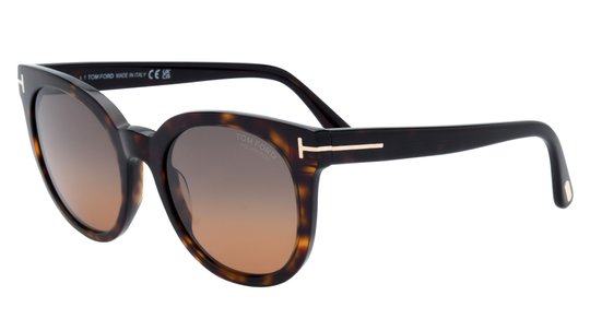 Lunettes de soleil Tom Ford Femme Écaille Papillon Ft1109 Trois-Quart