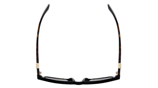 Lunettes de soleil Burberry Femme Noir Carré Be4419 Dessus