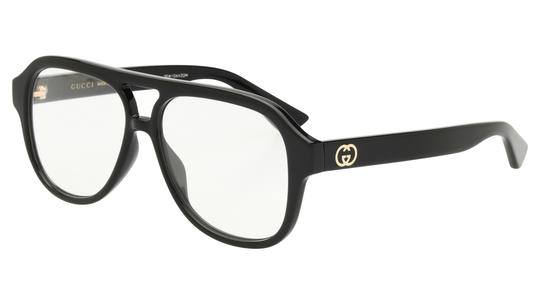 Lunettes de vue Gucci Femme Noir Aviateur Gg2192O Trois-Quart