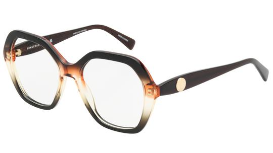 Lunettes de vue Longchamp Femme Marron Rectangle Lo759 Trois-Quart