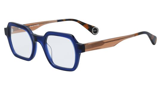 Lunettes de vue WOOW Homme Bleu Rectangle GAME Trois-Quart