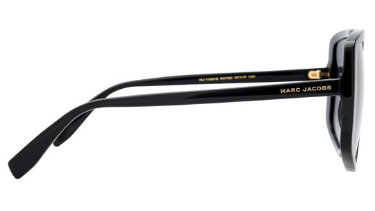 Lunettes de soleil Marc Jacobs Femme Noir Carré Mj1128/S Droite