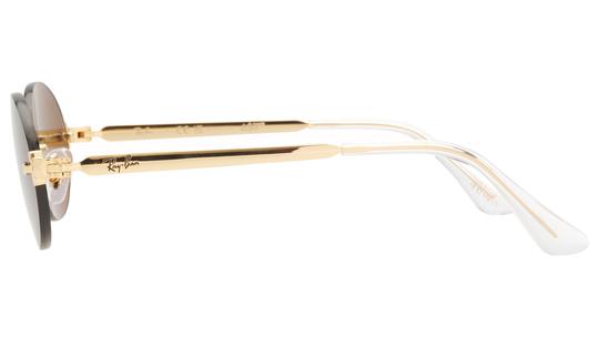 Lunettes de soleil Ray-Ban Mixte Or Ovale RB3929 Gauche