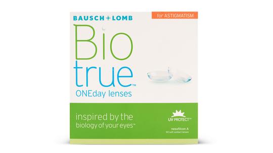 Lentilles de contact Biotrue One Day for Astigmatism Boîte de 90