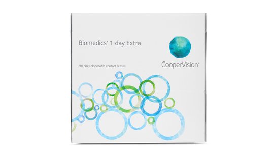 Lentilles de contact Biomedics 1 Day Extra Boîte de 90