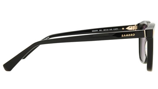 Lunettes de soleil Sandro Femme Noir Carré SD6099 Droite
