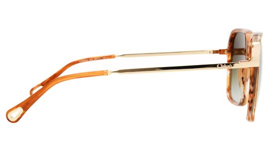 Lunettes de soleil Chloé Femme Écaille Carré Ch0405S Droite