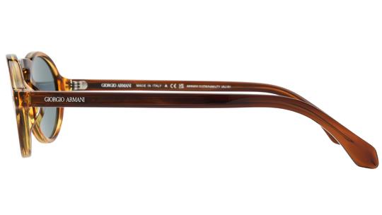 Lunettes de soleil Giorgio Armani Homme Écaille Ovale Ar8219U Gauche