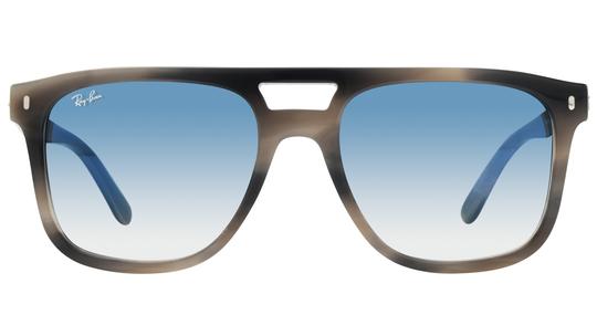 Lunettes de soleil Ray-Ban Mixte Gris Aviateur RB2213 Face