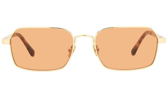 Lunettes de soleil Sandro Femme Or Rectangle SD8024 Face