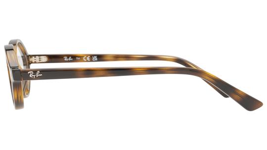 Lunettes de vue Ray-Ban Mixte Écaille Ovale rx7265 Gauche