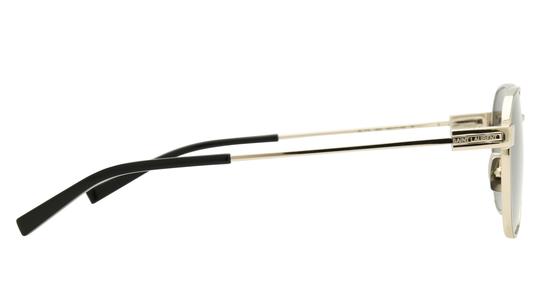 Lunettes de soleil Saint Laurent Homme Argent Ovale Sl772 Droite