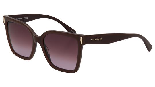 Lunettes de soleil Longchamp Femme Rouge Carré lo802s Trois-Quart