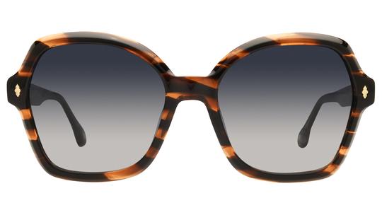 Lunettes de soleil ba&sh Femme Écaille  LILOU Face