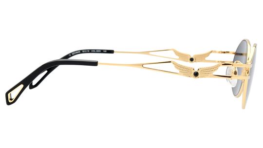 Lunettes de soleil Zadig & Voltaire Femme Or Ovale SZV464S Droite