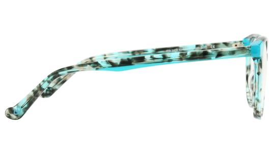 Lunettes de vue Signature Krys Femme Bleu Ovale Kis2404 Droite
