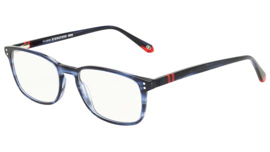 Lunettes de vue Signature Krys Homme Bleu Rectangle Moj2501 Trois-Quart
