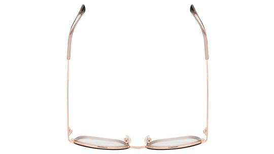Lunettes de vue Siralya Femme Or Carré Sir2603 Dessus
