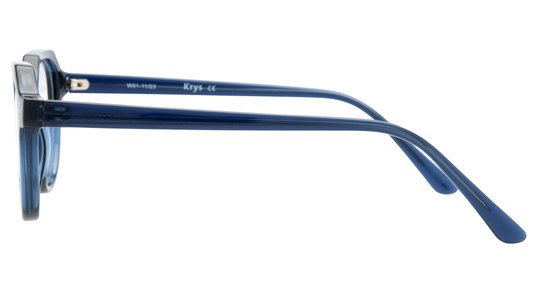 Lunettes de vue Krys Origine Homme Bleu Pantos Kor2405 Gauche